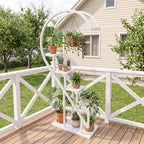 Curved 4-Tier Plant Stand Bonsai Display Shelf