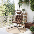 Swing Hanging Egg Chair with Cushion and Headrest