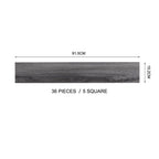 Rustic Lifelike Wood Grain Self-adhesive PVC Flooring