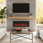40/50/60-inch Wall Mounted Electric Fireplace with Remote Control