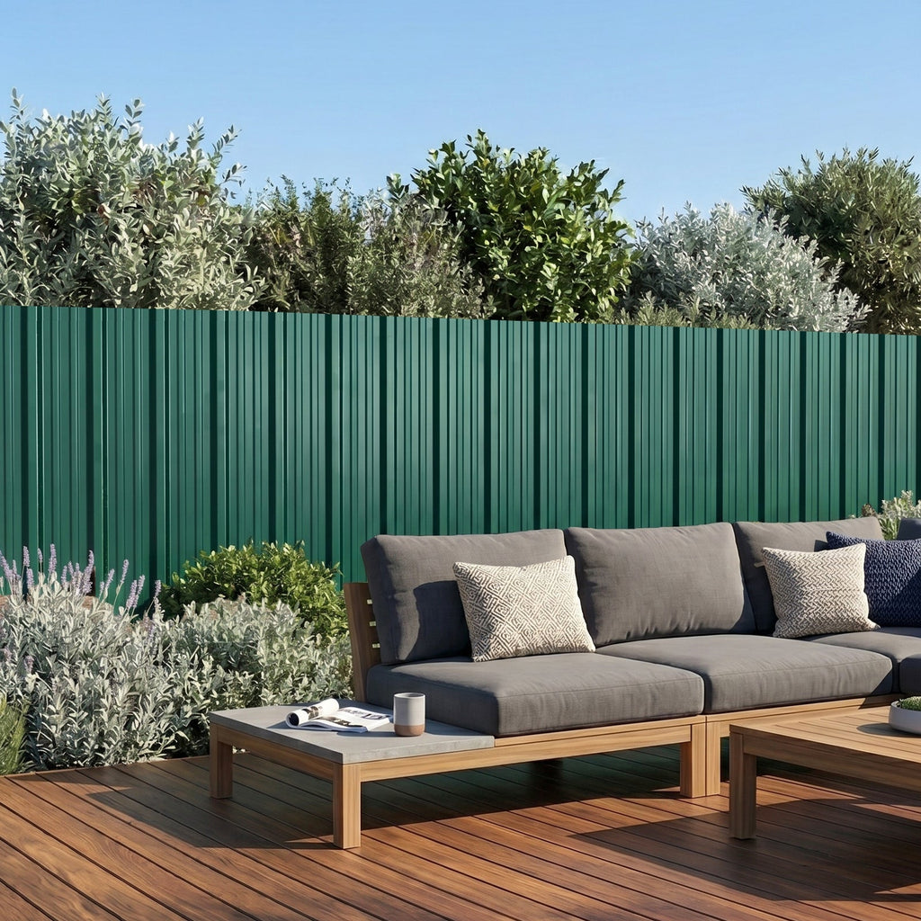12pcs Galvanised Steel Corrugated Roofing Sheets