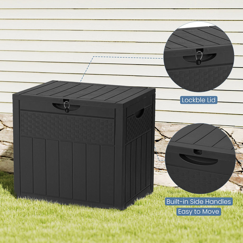 126L Waterproof Plastic Storage Box with a Padlock