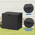126L Waterproof Plastic Storage Box with a Padlock