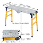 Foldable Workbench On Wheels