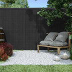 Garden Fence PVC Privacy Screen Panel Slat Strips Fixing Clip 1M