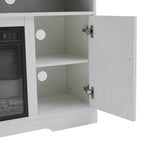 Insert Electric Fireplace TV Stand with Timer and Remote