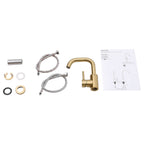 Gold Arc Single-Handle Faucet with Swivel Spout