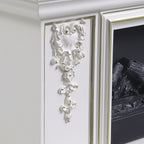 TV Stand Electric Fireplace Adjustable Flame
