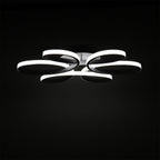 Modern Acrylic Petal LED Semi Ceiling Light