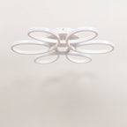 Modern Acrylic Petal LED Semi Ceiling Light