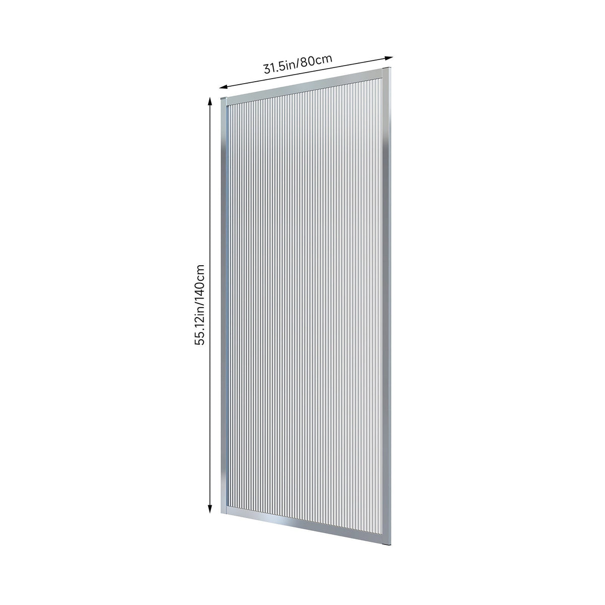 Fixed Framed Over Bath Shower Screen
