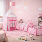 Kids Pop-up Play Tent, Tunnel and Ball Pit Set