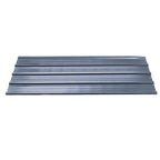Charcoal Black Steel Corrugated Panels