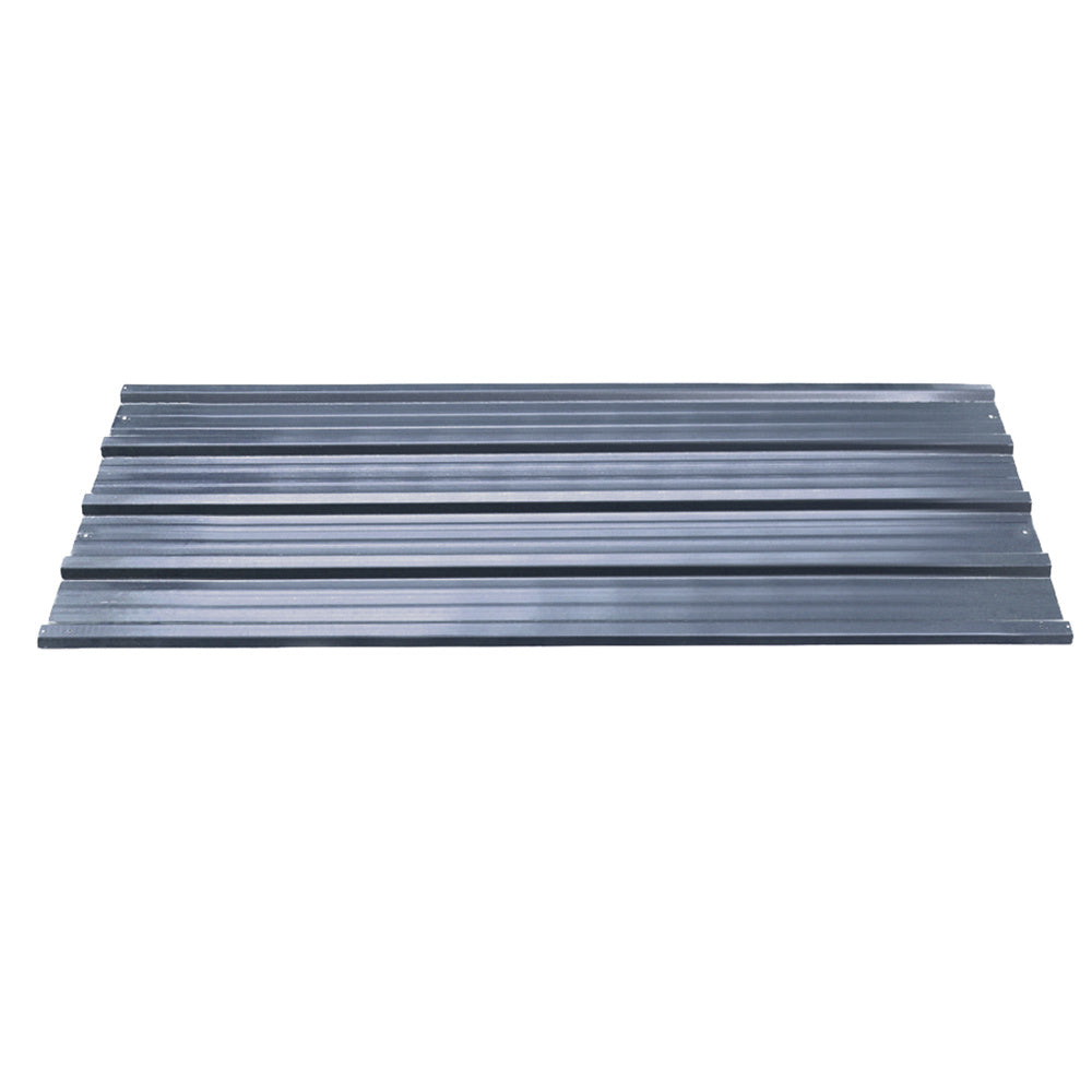 Charcoal Black Steel Corrugated Panels