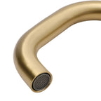 Gold Arc Single-Handle Faucet with Swivel Spout