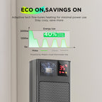2000W Electric PTC Tower Heater with Remote Control