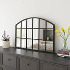 Framed Arched Wall Mirror for Decor