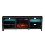 177.8cm TV Stand with 23-Inch Electric Fireplace
