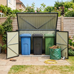 Outdoor Trash Bin Storage Shed