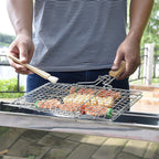 Portable Outdoor Camping BBQ Grill Basket