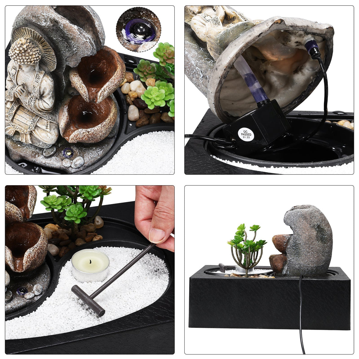 Buddha Zen Tabletop Fountain