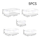 5Pcs Fridge Food Storage Containers with Lids