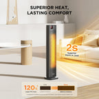 2000W Electric PTC Tower Heater with Remote Control