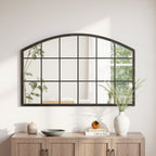 Framed Arched Wall Mirror for Decor
