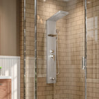 Wall Mount Stainless Steel Shower Panel Tower System with Shelf