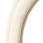 Double Arched Full-Length Mirror with Safety Film & Velvet-Wrapped MDF Frame