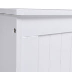 White Wooden Storage Chest Organiser Box