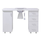 Manicure Table with Dust Collector and Wrist Cushion