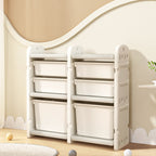 Kids Plastic Storage Cabinet for Toys Clothes Books