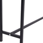 Garden Sanctuary 3-Tier Wood-Grain Narrow Console Table rack with open shelves and sleek design for entryway or hallway decor