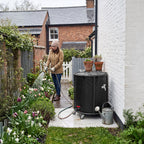 Portable Rain Barrel with Castors