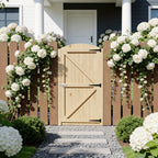 83cm W Arch Top Heavy-Duty Garden Gate with Latch