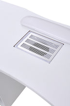 Manicure Table with Dust Collector and Wrist Cushion