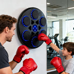 Wall-Mounted Adjustable Music Boxing Machine with LED Lights