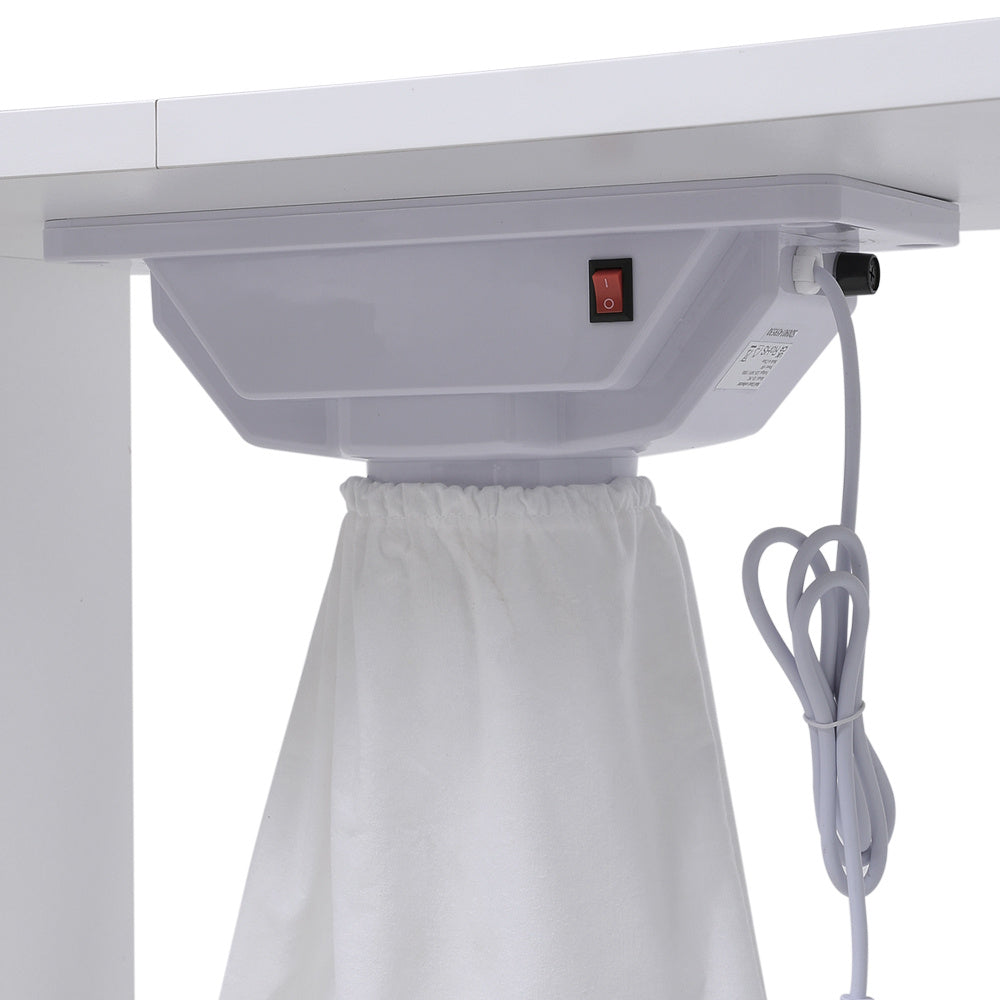 Manicure Table with Dust Collector and Wrist Cushion