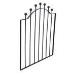 Black Wrought Iron Garden Gate