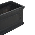 70cm Black Cement Flower Pot