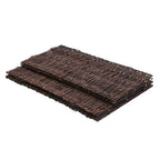 Trash Can Fence Wicker Privacy Fence