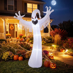 9 FT Halloween Inflatable Ghost Decoration with LED Lights