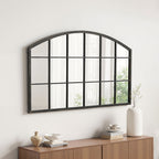 Framed Arched Wall Mirror for Decor