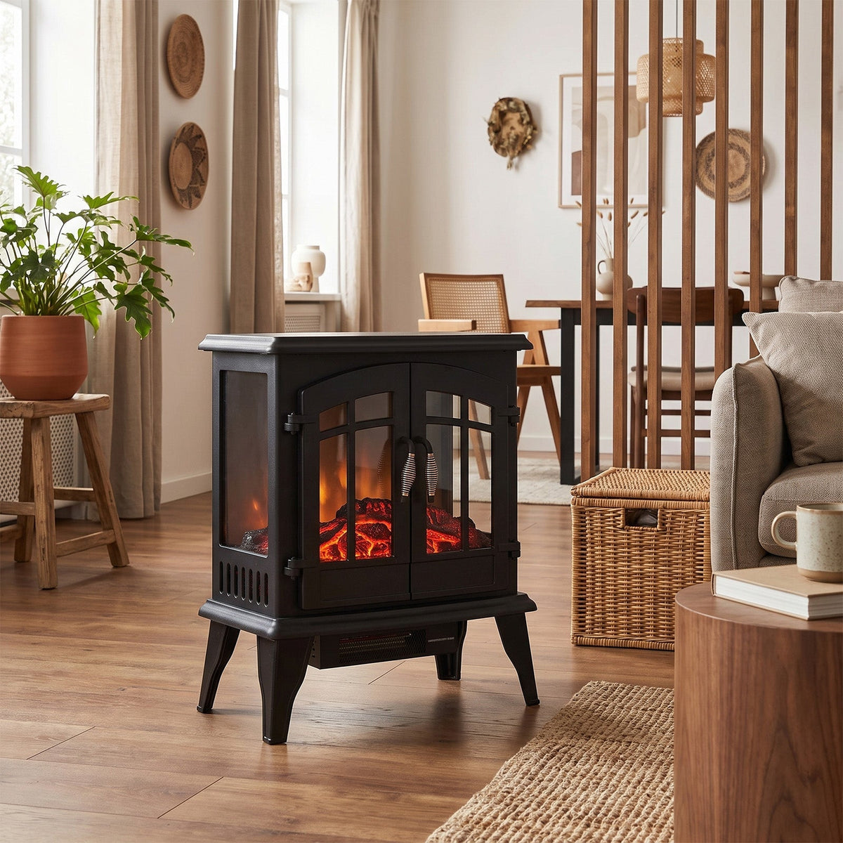 Freestanding Electric Fireplace Stove