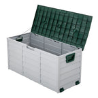 290L Outdoor Storage Deck Box with Wheels