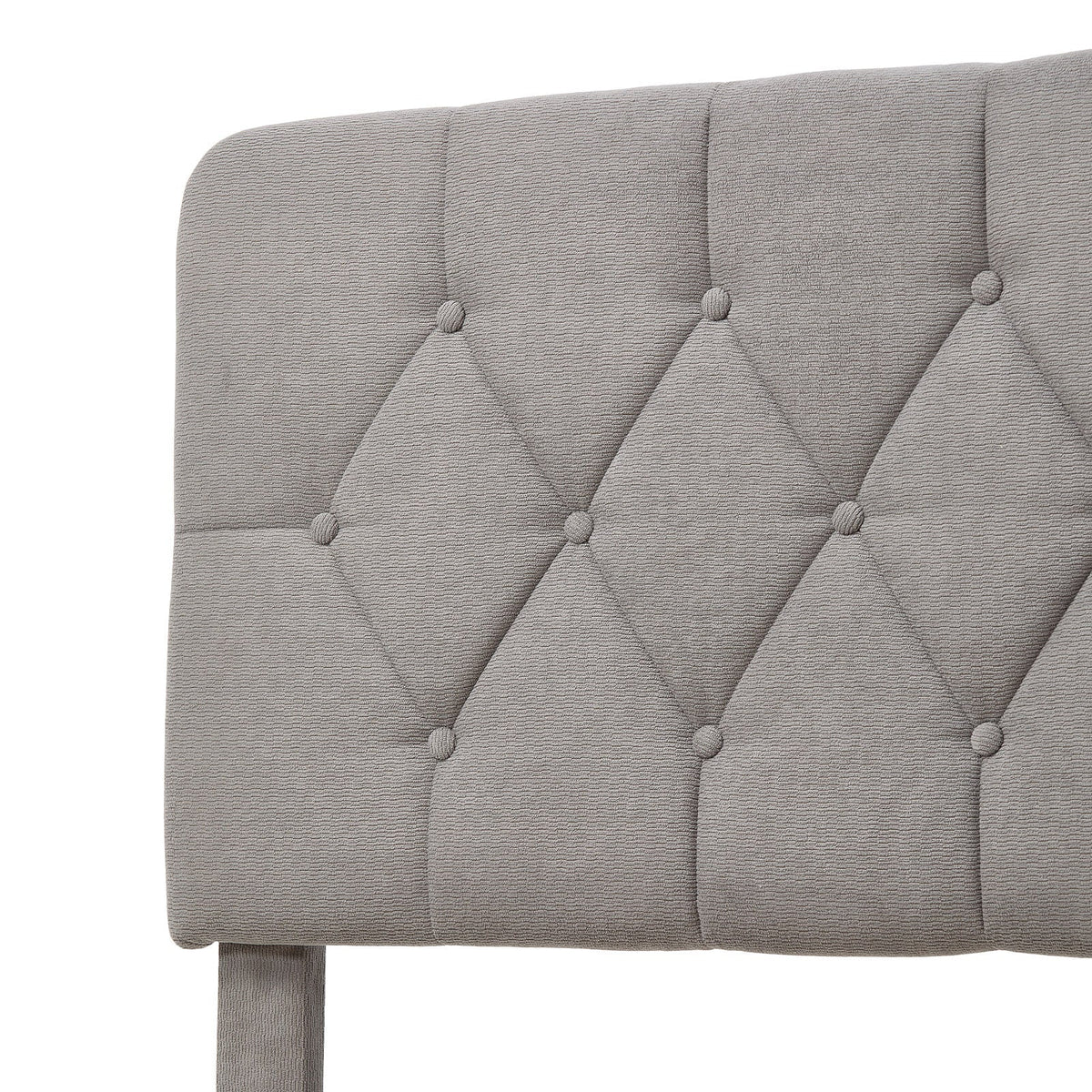 Garden Sanctuary double upholstered bed frame with built-in storage drawers, featuring a padded headboard and modern design.