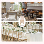 Set of 2 Elegant Dining Chair Covers with Elastic Band