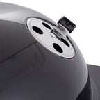 Outdoor Round Charcoal Grill with Side Table