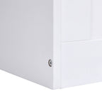 White Wooden Storage Chest Organiser Box